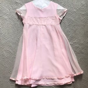 Bonnie Jean size 6 pink dress